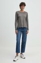 Sisley longsleeve 3QU4L102Y gri SS25