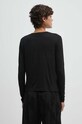 Odzież Sisley longsleeve 3QU4L102Y czarny