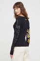 Îmbrăcăminte Desigual longsleeve 24SWTKAC negru