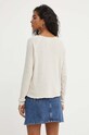 Îmbrăcăminte American Vintage longsleeve din bumbac SON31GE24 bej
