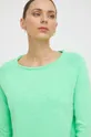 πράσινο Βαμβακερή μπλούζα με μακριά μανίκια American Vintage T-SHIRT ML COL BATEAU