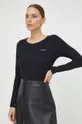 μαύρο Βαμβακερή μπλούζα με μακριά μανίκια Marc O'Polo Γυναικεία