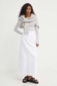American Vintage longsleeve din bumbac MAS04E24 gri SS24