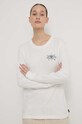 Odzież Vans longsleeve bawełniany VN000GFXFS81 beżowy