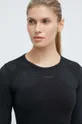 črna Majica z dolgimi rokavi za vadbo Calvin Klein Performance