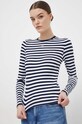 Tričko s dlouhým rukávem Tommy Jeans námořnická modř DW0DW17886