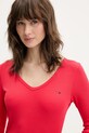 Majica dugih rukava Tommy Jeans crvena DW0DW17990