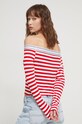 Odzież Tommy Jeans longsleeve DW0DW18147 czerwony