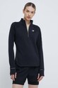 New Balance longsleeve do biegania Heat Grid Half Zip WT23252BK czarny WT23252BK