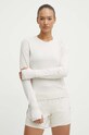 Лонгслів для тренувань Reebok Active Collective Chill+ Dreamblend 100076321 бежевий SS24