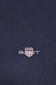 Bavlněné tričko s dlouhým rukávem Gant 4200748 námořnická modř