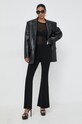 Victoria Beckham hosszú ujjú 1224JTP005551A fekete SS24