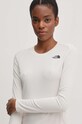 The North Face longsleeve sportowy Shadow pozostałe beżowy NF0A87TXQLI1