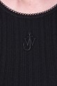 Хлопковый лонгслив JW Anderson Cropped Anchor Embroidery Longsleeve Top JO0211.PG1501.999