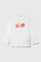 Detská bavlnená košeľa s dlhým rukávom United Colors of Benetton bavlna biela 3096G10DT.P.Seasonal
