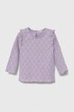 United Colors of Benetton longsleeve bebelusi fixat violet 37G4A104N.W.Seasonal