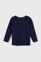 United Colors of Benetton longsleeve bawełniany dziecięcy 3I9WA1046.W.Seasonal granatowy SS24