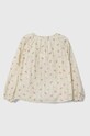 Παιδική βαμβακερή μπλούζα United Colors of Benetton 5KBUGQ01P.P.Seasonal μπεζ SS24