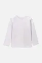 Detské tričko s dlhým rukávom Coccodrillo biela