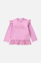 Coccodrillo longsleeve niemowlęcy aplikacja różowy WC4143102GEN
