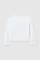 Otroška bombažna majica z dolgimi rokavi Mayoral bela