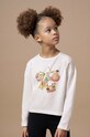 Mayoral longsleeve din bumbac pentru copii print bej 6016.8C.Junior.PPYH