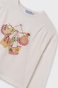 Mayoral longsleeve din bumbac pentru copii bej 6016.8C.Junior.PPYH
