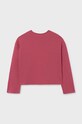 Mayoral longsleeve din bumbac pentru copii 6016.8C.Junior.PPYH roz SS24