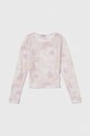 Djevojčice Dječja majica dugih rukava Pinko Up S4PIJGTH027 roza