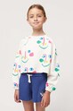 Детская хлопковая кофта Bobo Choses хлопок белый 124AC040