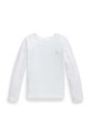 Detská bavlnená košeľa s dlhým rukávom Polo Ralph Lauren bavlna biela 312841122030