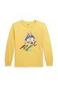 Polo Ralph Lauren longsleeve bawełniany dziecięcy nadruk żółty 322883620007