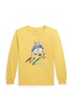 Polo Ralph Lauren longsleeve bawełniany dziecięcy nadruk żółty 322883620007
