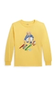 żółty Polo Ralph Lauren longsleeve bawełniany dziecięcy Chłopięcy