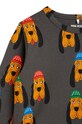 Chłopiec Mini Rodini longsleeve dziecięcy 2412011397 szary