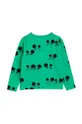 Detské tričko s dlhým rukávom Mini Rodini zelená