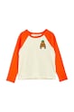 Mini Rodini longsleeve bawełniany dziecięcy nadruk beżowy 2412013842