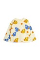 Mini Rodini longsleeve bawełniany dziecięcy Squirrel wzorzyste żółty 2422015723