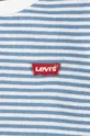 zelena Dječja pamučna majica dugih rukava Levi's LVB STRIPE BATWING LONG SLEEVE