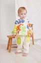 Bobo Choses longsleeve bawełniany niemowlęcy okrągły multicolor 124AB027