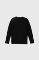 Puma longsleeve bawełniany dziecięcy ESS No. 1 Logo LS Tee B 586962 czarny SS24