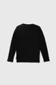Detská bavlnená košeľa s dlhým rukávom Puma ESS No. 1 Logo LS Tee B čierna