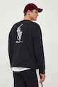 Oblečení Bavlněné tričko s dlouhým rukávem Polo Ralph Lauren 710926612 černá
