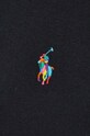 Bavlněné tričko s dlouhým rukávem Polo Ralph Lauren 710926612 černá