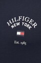 Памучна блуза с дълги ръкави Tommy Hilfiger тъмносин MW0MW34252