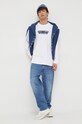 G-Star longsleeve din bumbac D23886.C336 alb SS24