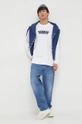 G-Star Raw top a maniche lunghe in cotone bianco