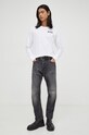 G-Star longsleeve din bumbac D23875.C336 alb SS24