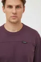 vijolična Bombažna majica z dolgimi rokavi G-Star Raw