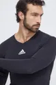 fekete adidas Performance edzős hosszú ujjú Team Base